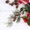 2PC 20-Inch Snow Pine Cone Picks Realistic & Durable - Perfect for Christmas, Winter Holiday Decor - Ideal for Home, Office, Indoor/Outdoor Centerpieces - Versatile Seasonal Decoration